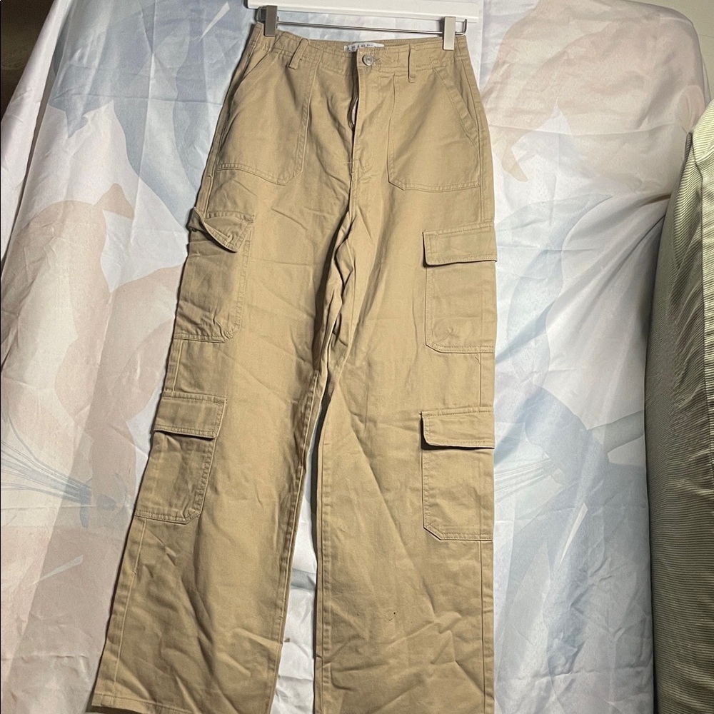 Primark Men's Beige Cargo Pants